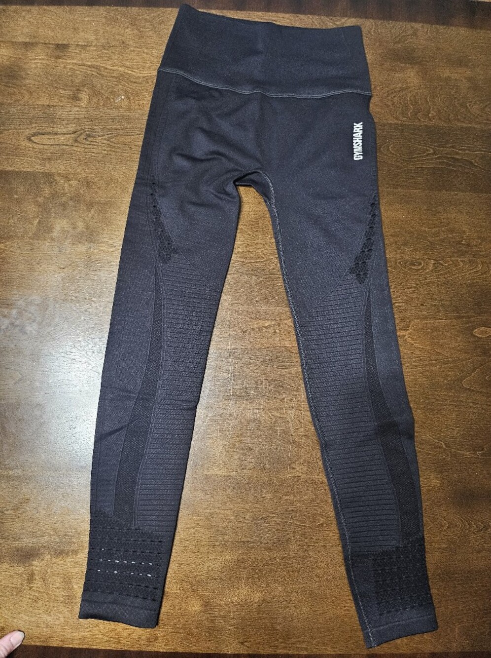 Womens Gymshark Energy Black Seamless Leggings Full Length Small